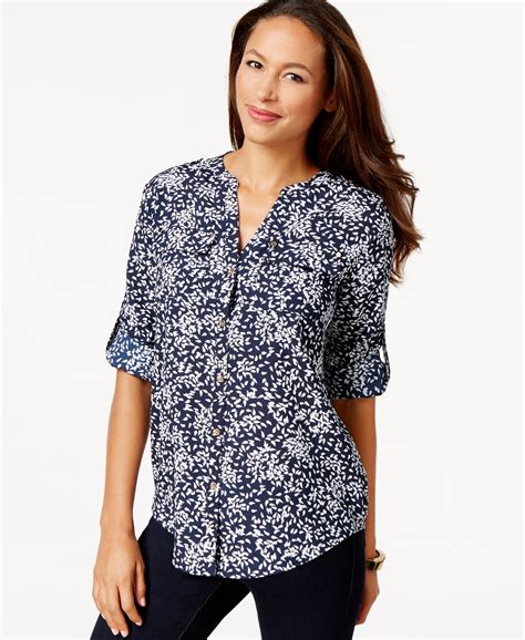 blouses for women macy's|macy's older women's blouses.